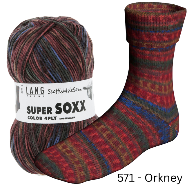 Scottish Isle - Super Soxx Colour 4ply