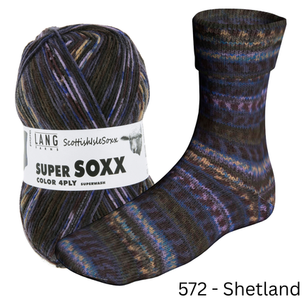 Scottish Isle - Super Soxx Colour 4ply