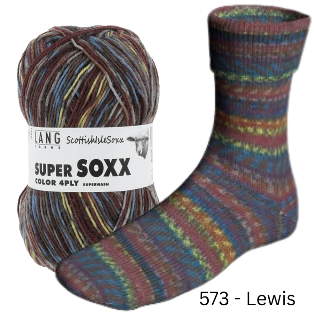 Scottish Isle - Super Soxx Colour 4ply