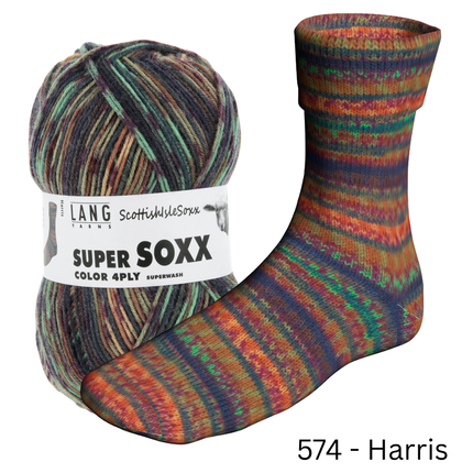 Scottish Isle - Super Soxx Colour 4ply
