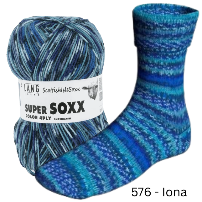 Scottish Isle - Super Soxx Colour 4ply