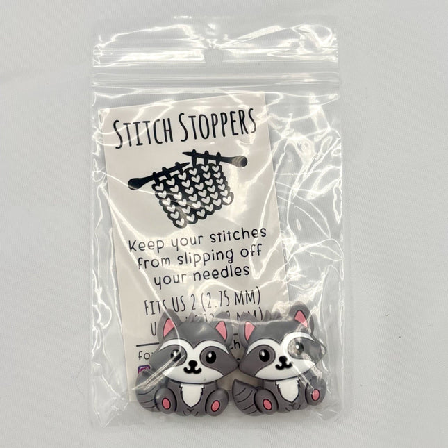Fox and Pine Stitch Stoppers