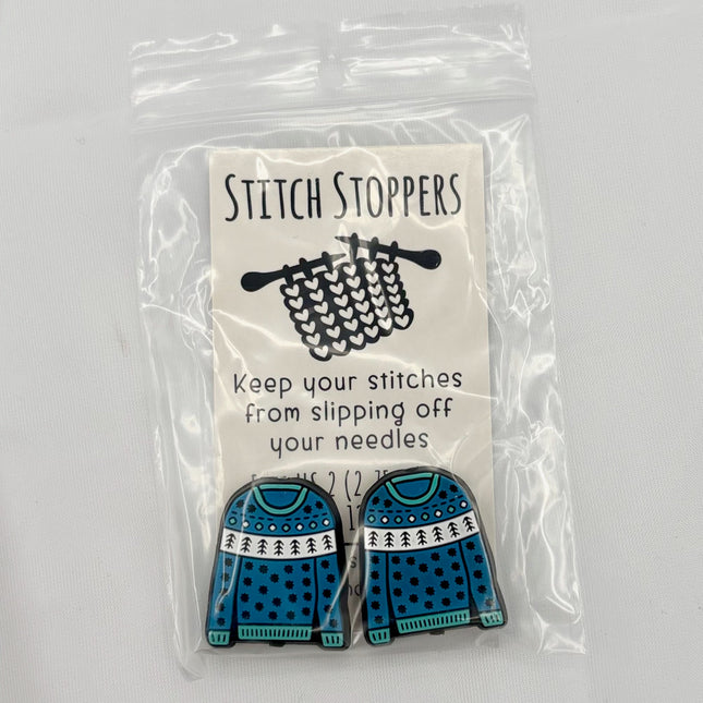 Fox and Pine Stitch Stoppers