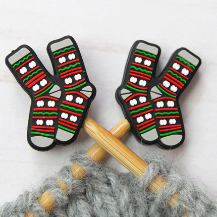 Fox and Pine Stitch Stoppers