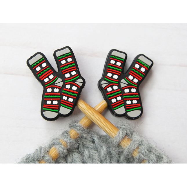 Fox and Pine Stitch Stoppers