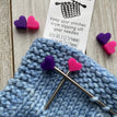 Teal / Blue Mini Hearts (6pc)