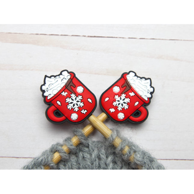 Fox and Pine Stitch Stoppers