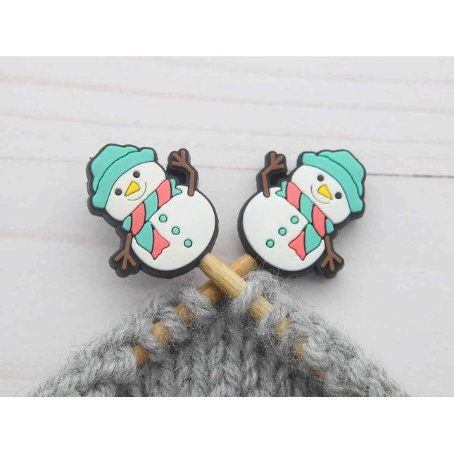 Fox and Pine Stitch Stoppers