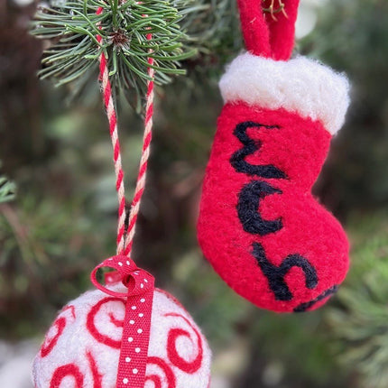 Needle Felted Christmas Decor - A Twist of Yarn