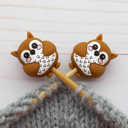 Fox and Pine Stitch Stoppers