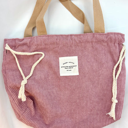 Drawstring Corduroy Project Bags