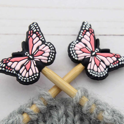 Fox and Pine Stitch Stoppers