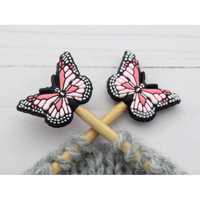 Fox and Pine Stitch Stoppers