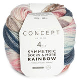 Rainbow Symmetric Sock & More - A Twist of Yarn