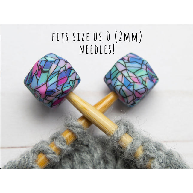 Fox and Pine Stitch Stoppers